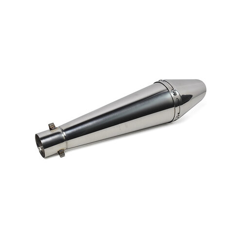 Pot d'échappement GP "Raw" en inox 51mm