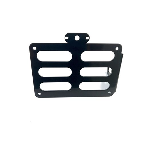 MCU Side Mount "Slotted" with Licence plate light - Black