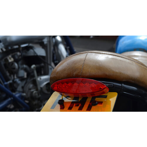 Achterlicht LED Ovaal Rood Type 2