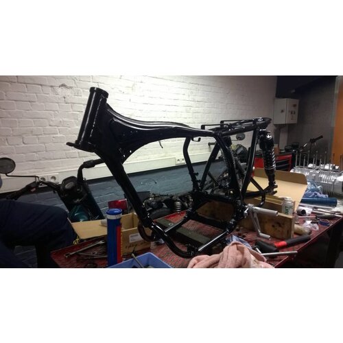 Emgo Black Cafe Racer Shocks Type 2
