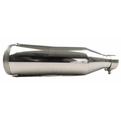 Cone Style  Short Muffler Chrome 38mm