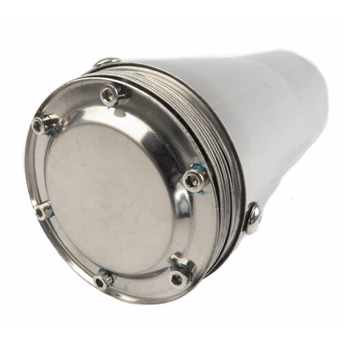 Cone Style  Short Muffler Chrome 38mm