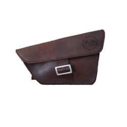 Saddle Bag / Scrambler Bag - Chocolate Brown