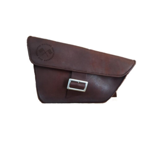 Motard Germany Sacoche cavalière pour Scrambler - Chocolate Brown