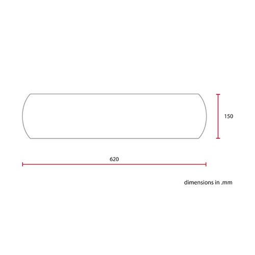 C.Racer Garde-boue en ABS Noir 150MM