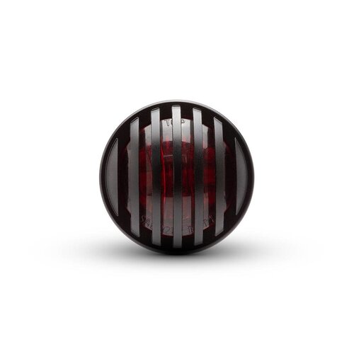 1.65" Matte Black Mini Flush Mount CNC Billet Aluminium Prison Grid LED Stop / Tail Light