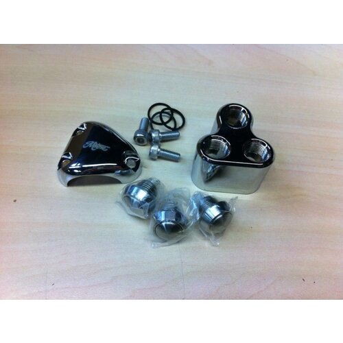 Motone 3 Button Schakelaar 25.4MM of 1" Chrome