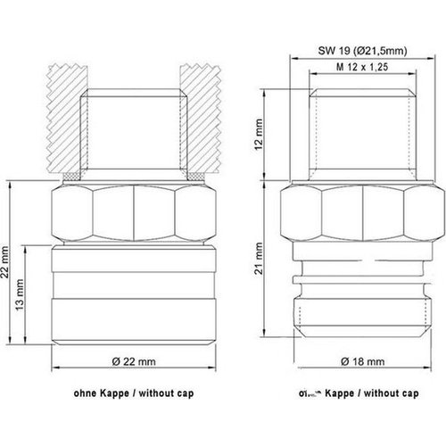 Oil Drain Plug One Way Valve M12x1.5