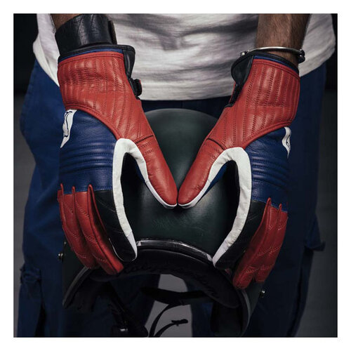 Flat Track Gloves Red