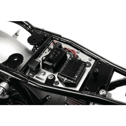 Yamaha SR500 - electrics mounting plate free frame triangle