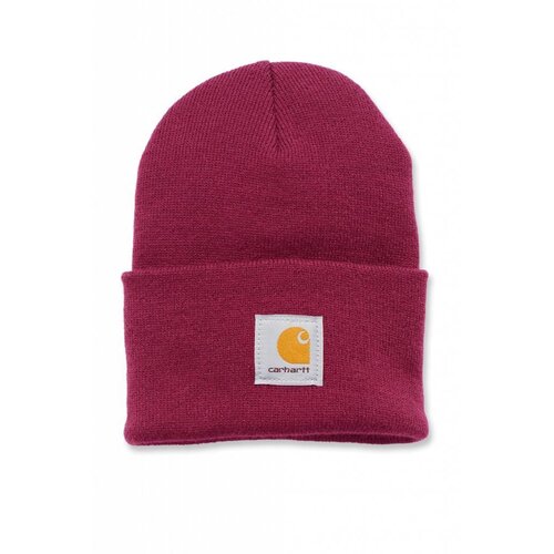 Acrylic Watch Beanie RASPBERRY
