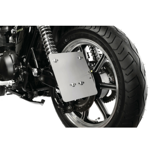 Triumph - side license plate holder "Pure", stainless steel