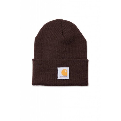 Acrylic Watch Beanie DARK BROWN