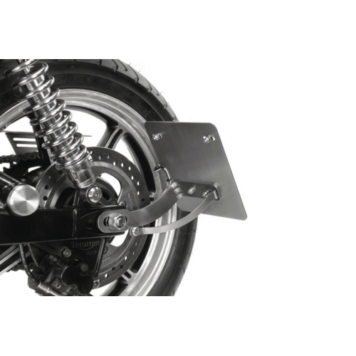 Triumph - support de plaque d'immatriculation latéral "Pure", acier inoxydable