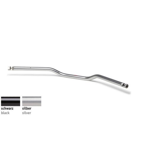Handlebar 22 mm steel black