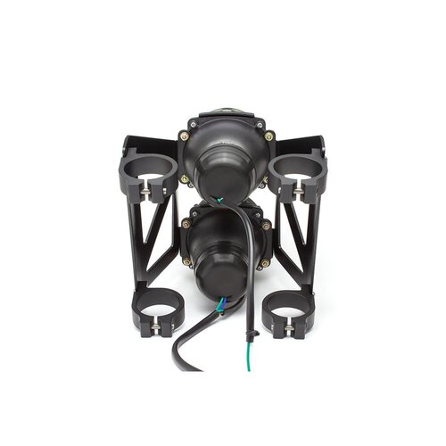 Twin Prison Grid Projector Headlight Set 40-41 mm