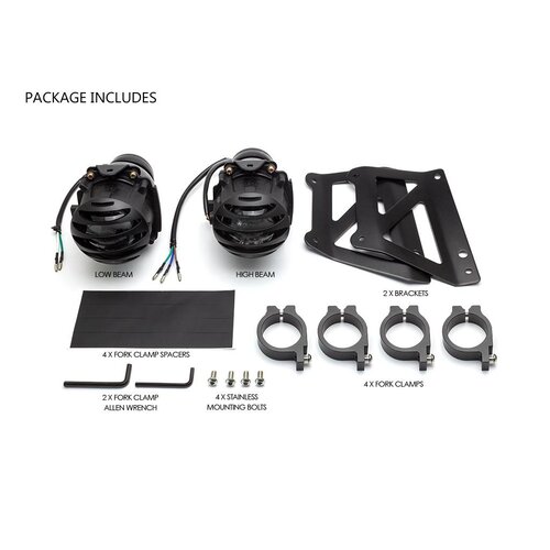 Double phare  "Twin Prison Grill" 40-41 mm