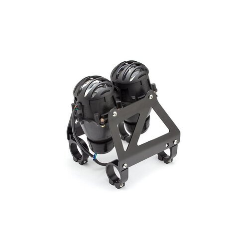 Twin Prison Grid Projector Headlight Set 40-41 mm