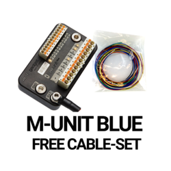 M-Unit Blue + Free Cable Set (Black Friday)