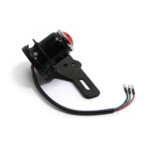 Lucas MT110 Replica Tail Light + License Plate Holder