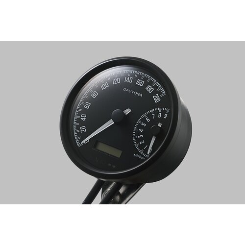 Daytona Velona "W" 80 mm snelheidsmeter 200 km / u en 9000 tpm