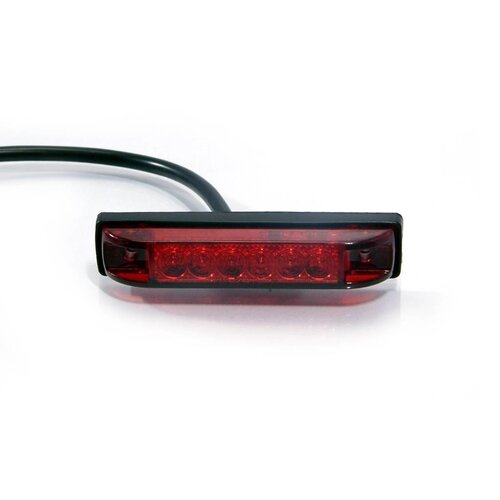 Achterlicht LED Stripe Rood 4"