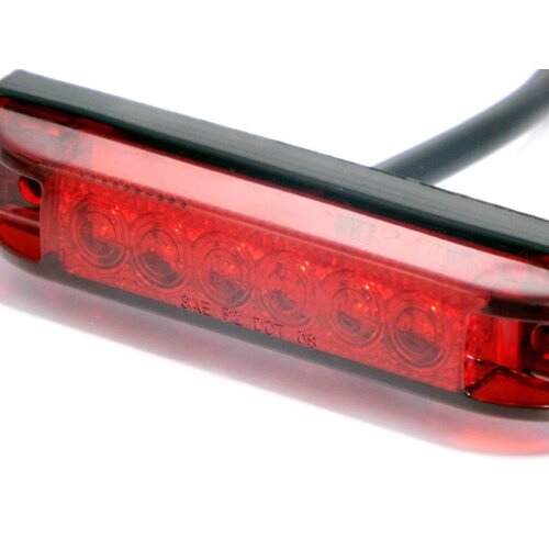 Achterlicht LED Stripe Rood 4"