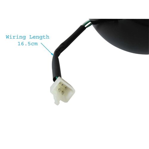 6.75" Zwart / Chroom Classic Koplamp