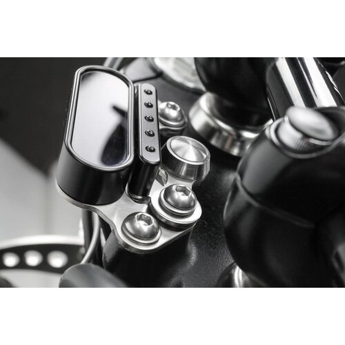 RVS M12 Knop + RVS Houder