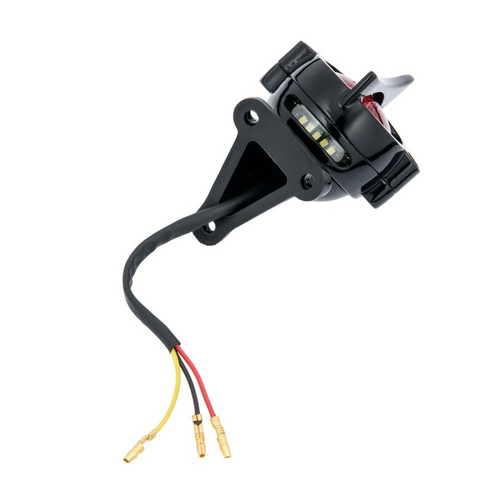 Motone Barracuda Tail Light + Fender Mount Kit - Black