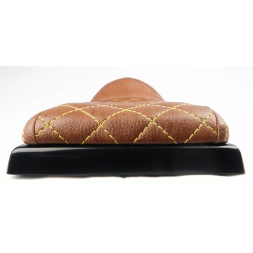 C.Racer Cafe Racer Sitzbank Diamond Stitch Brown / Yellow Type 26