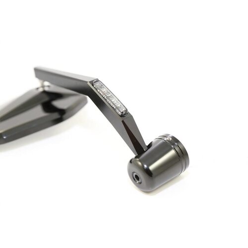 Highsider Handlebar end mirror VICTORY with LED turn signal