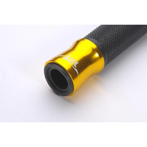 LSL Griffstangen aus Aluminiumgummi, 125 mm, Gold