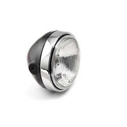 Scrambler Headlight, black/chrome