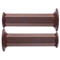 22MM Paire de poignées OFF-ROAD HEXAGONAL '70 - Marron