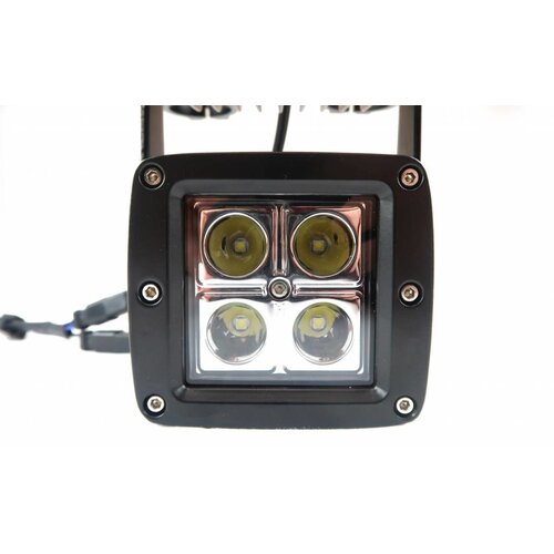 Double stacked Square Streetfighter LED headlight set
