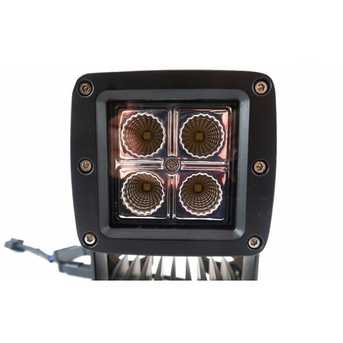 Double stacked Square Streetfighter LED headlight set