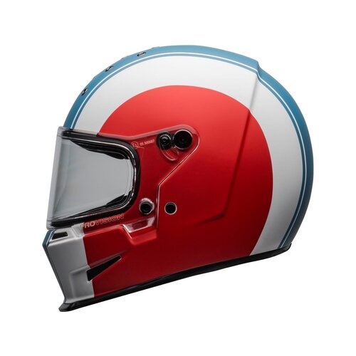Bell Eliminator Helme Slayer Matt Weiss/Rot/Blau