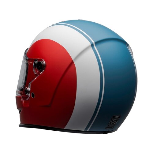 Bell Casque Eliminator Slayer Matte Blanc/Rouge/ Bleu