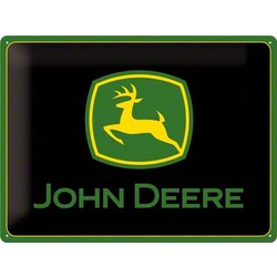 John Deere 40x30 Plaque en étain