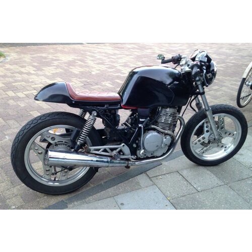 C.Racer Cafe Racer Sitzbank Diamond Stitch Grau Type 132
