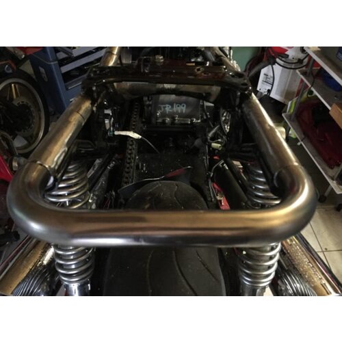 MCU 1" Cafe Racer Hoop "U-shape" Subframe Bocht OD: 230MM