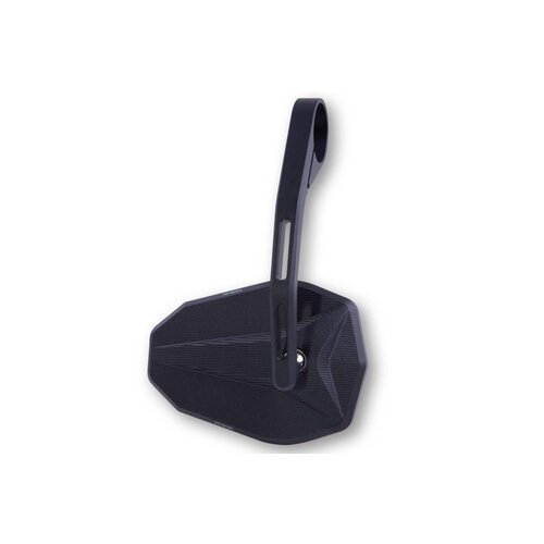 Highsider Rétroviseur noir CNC VICTORY-X pour embout de guidon