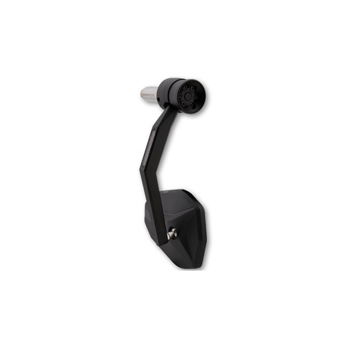 Highsider bar end mirror CNC VICTORY-X with LED turn signal Black