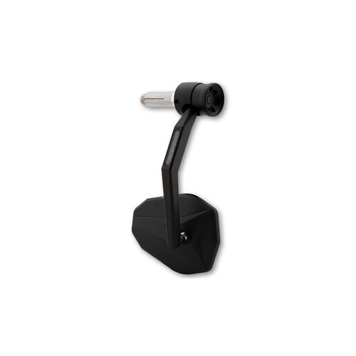 Highsider bar end mirror CNC VICTORY-X with LED turn signal Black