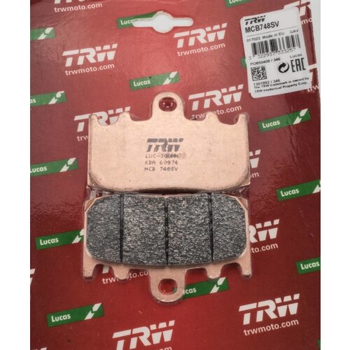TRW Paire de plaquettes de frein MCB748SV