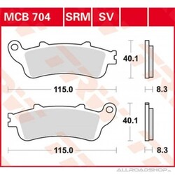 Bremsbelagsatz MCB704SV