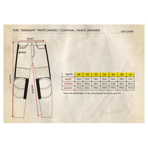FUEL "Sergeant" Black pants