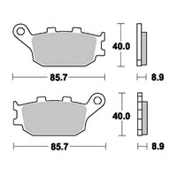Brake Pad Set MCB634SH