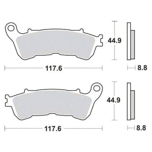 TRW Brake Pad Set MCB776SV